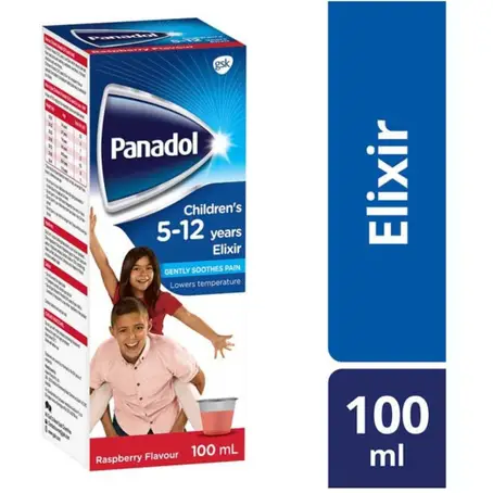 Panadol Elixir Syrup 100Ml